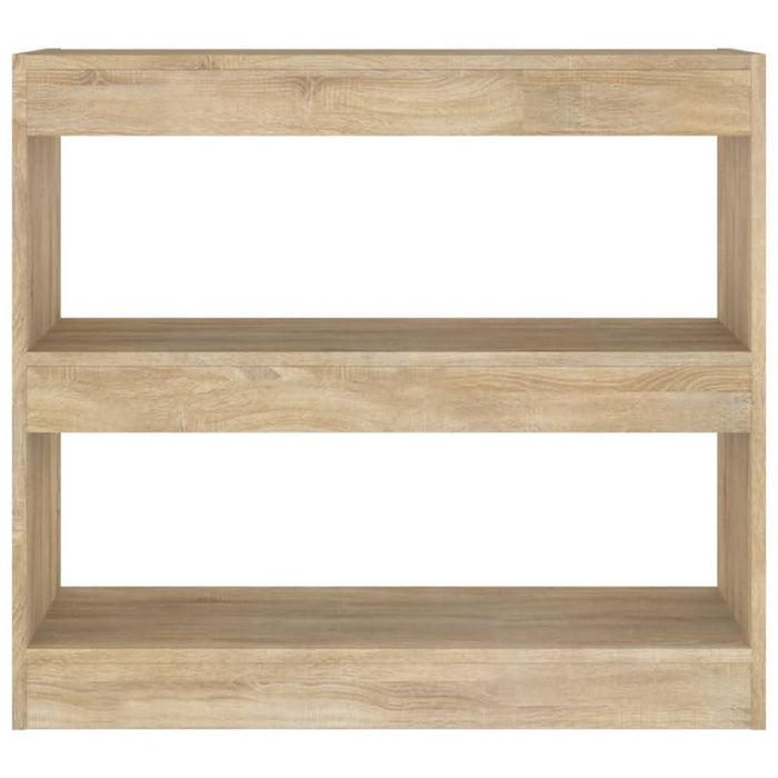 Bibliotecă/Separator cameră, stejar sonoma, 80x30x72 cm - WALTI WALTI