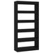 Bibliotecă/Separator cameră, negru, 80x30x166 cm, PAL - WALTI WALTI