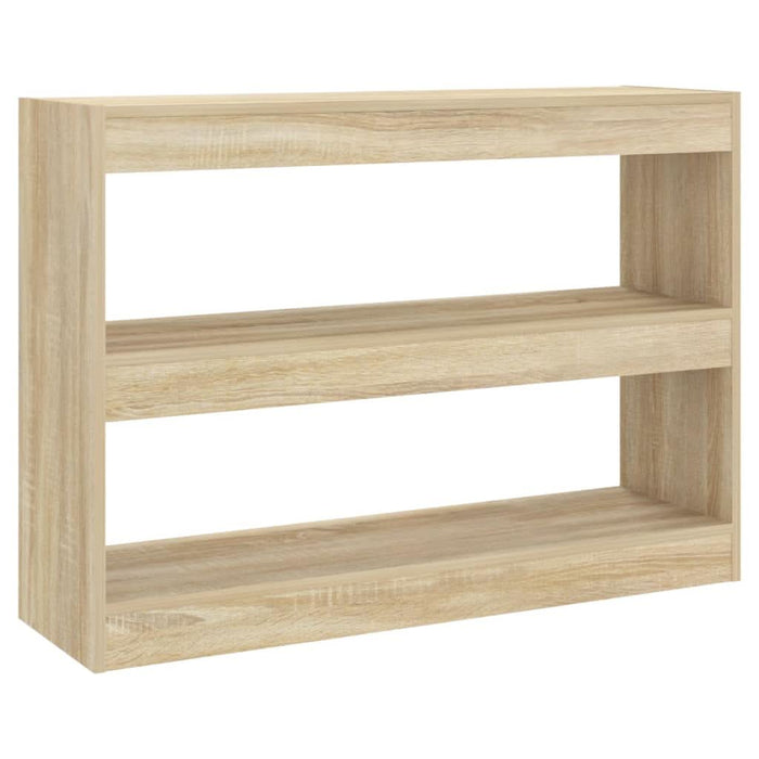 Bibliotecă/Separator cameră, stejar sonoma, 100x30x72 cm - WALTI WALTI