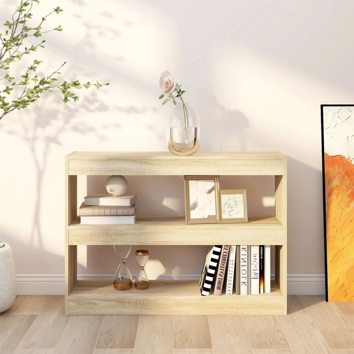 Bibliotecă/Separator cameră, stejar sonoma, 100x30x72 cm - WALTI WALTI