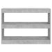 Bibliotecă/Separator cameră, gri beton, 100x30x72 cm - WALTI WALTI