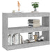 Bibliotecă/Separator cameră, gri beton, 100x30x72 cm - WALTI WALTI