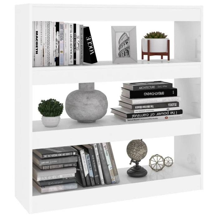 Bibliotecă/Separator cameră, alb, 100x30x103 cm - WALTI WALTI