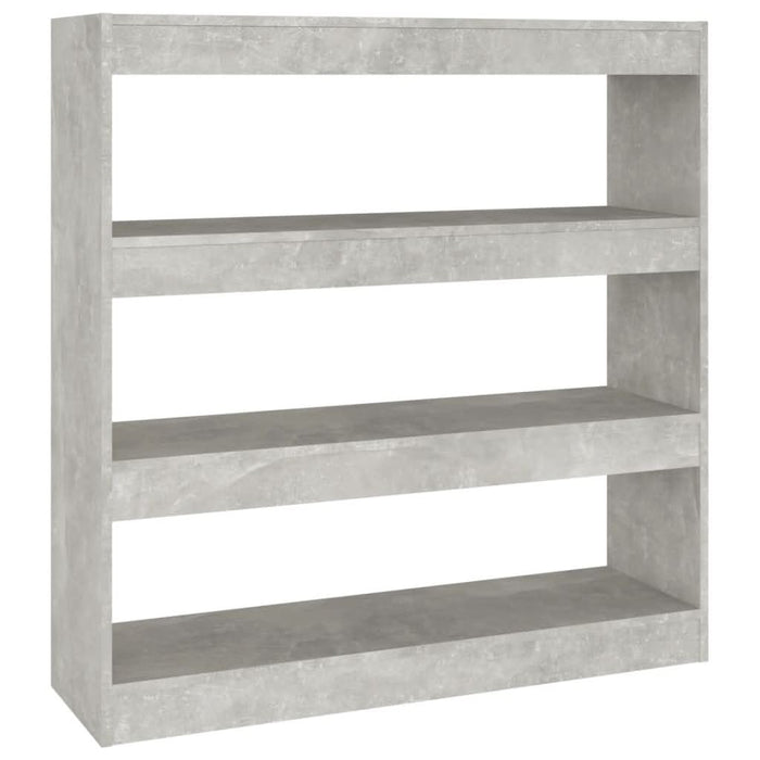 Bibliotecă/Separator cameră, gri beton, 100x30x103 cm - WALTI WALTI