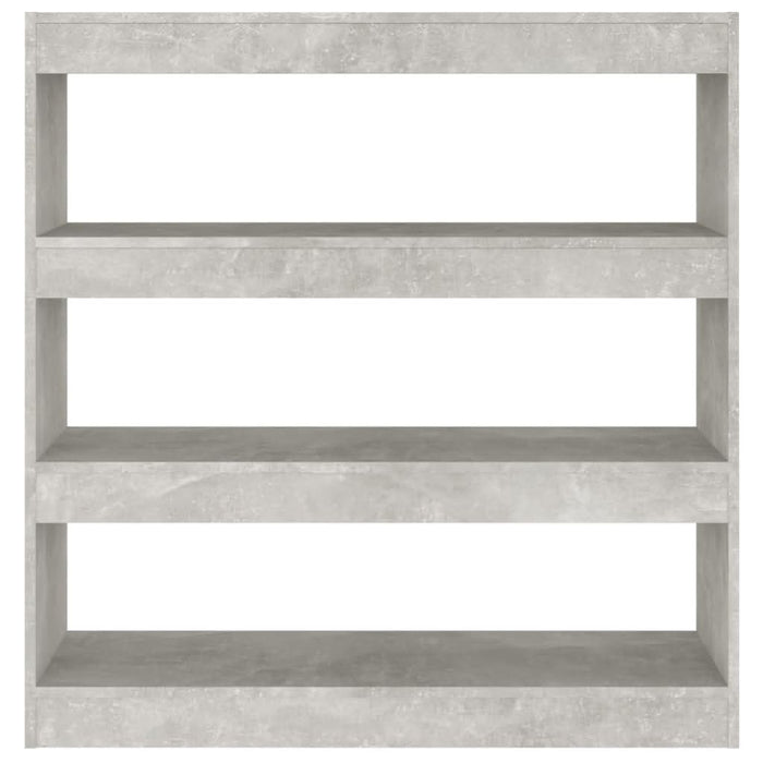 Bibliotecă/Separator cameră, gri beton, 100x30x103 cm - WALTI WALTI