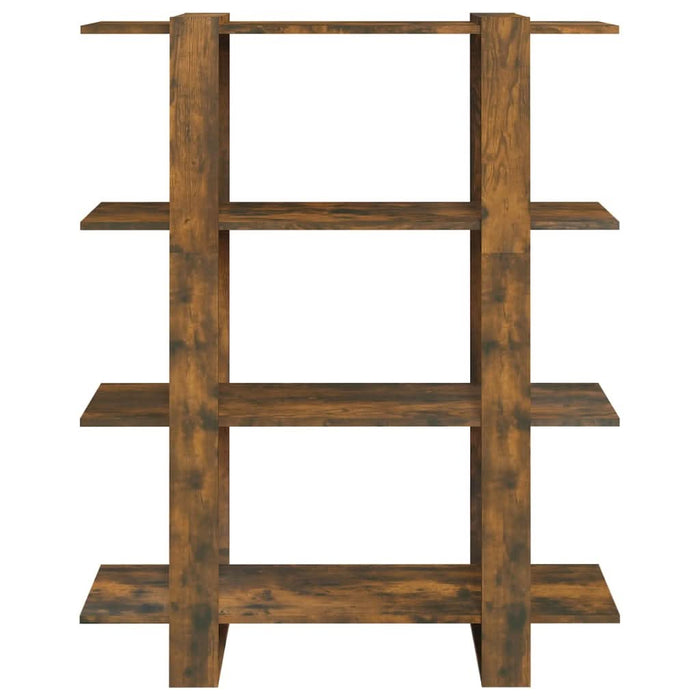 Bibliotecă/Separator cameră, stejar fumuriu, 100x30x123,5 cm - WALTI WALTI
