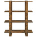 Bibliotecă/Separator cameră, stejar fumuriu, 100x30x123,5 cm - WALTI WALTI