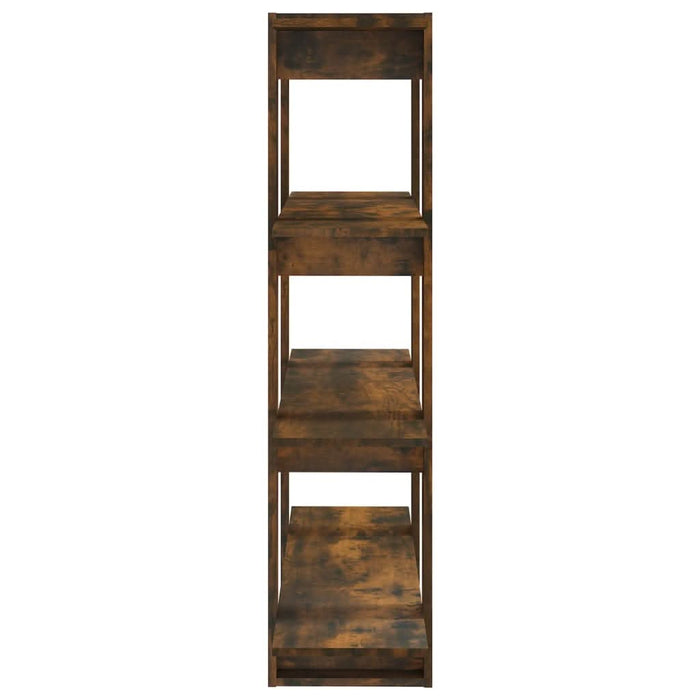 Bibliotecă/Separator cameră, stejar fumuriu, 100x30x123,5 cm - WALTI WALTI