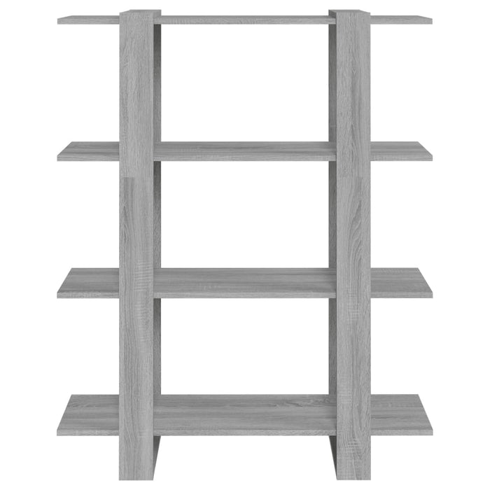 Bibliotecă/Separator cameră, gri sonoma, 100x30x123,5 cm - WALTI WALTI