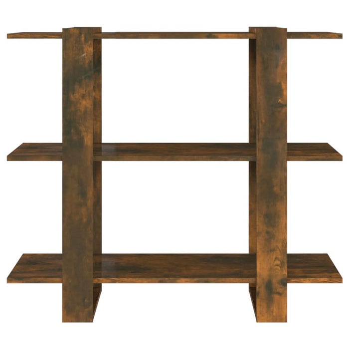 Bibliotecă/Separator cameră, stejar fumuriu, 100x30x87 cm - WALTI WALTI