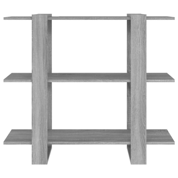 Bibliotecă/Separator cameră, gri sonoma, 100x30x87 cm - WALTI WALTI