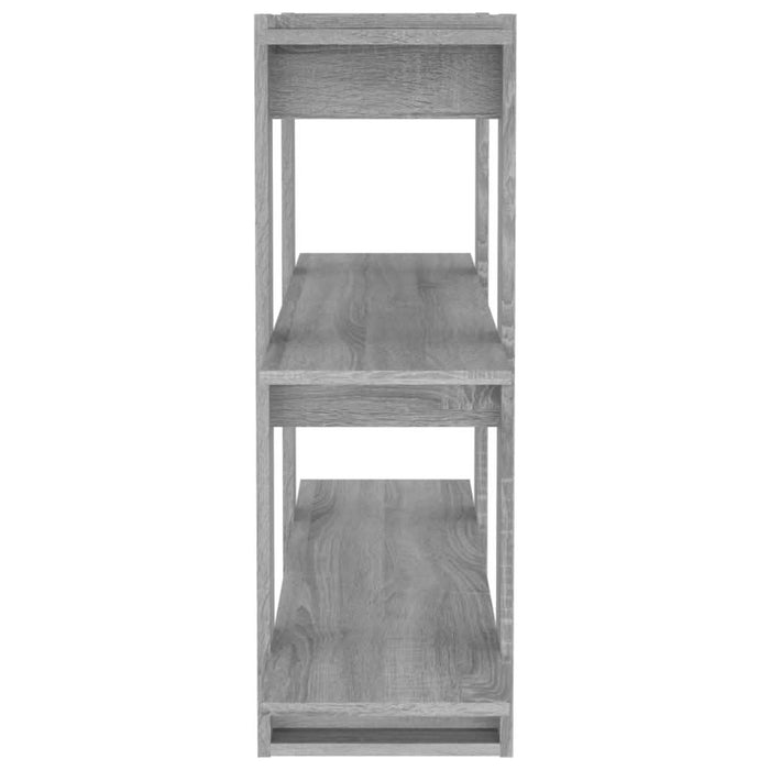 Bibliotecă/Separator cameră, gri sonoma, 100x30x87 cm - WALTI WALTI