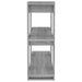 Bibliotecă/Separator cameră, gri sonoma, 100x30x87 cm - WALTI WALTI