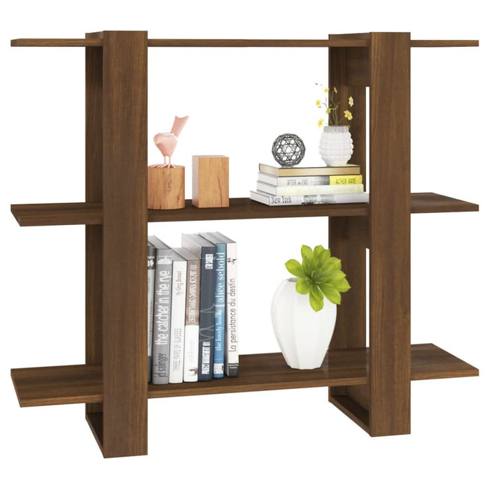 Bibliotecă/Separator cameră, stejar maro, 100x30x87 cm - WALTI WALTI