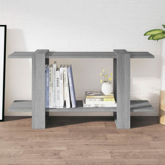 Bibliotecă, gri sonoma, 100x30x51 cm, lemn compozit - WALTI WALTI