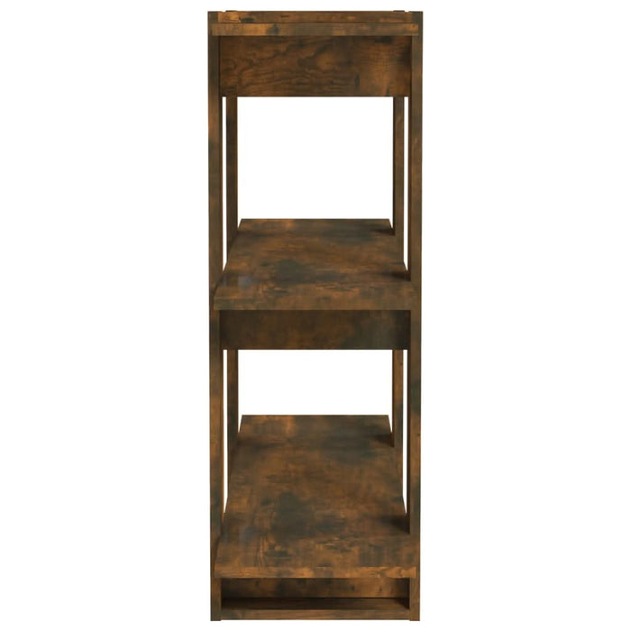 Bibliotecă/Separator de cameră, stejar fumuriu, 80x30x87cm - WALTI WALTI