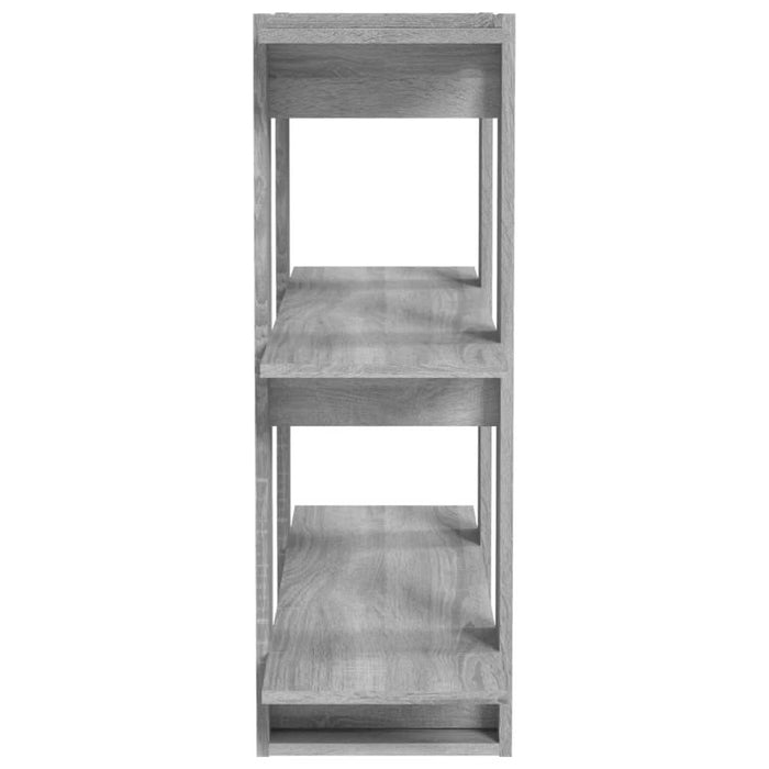 Bibliotecă/Separator cameră, gri sonoma, 80x30x87 cm - WALTI WALTI