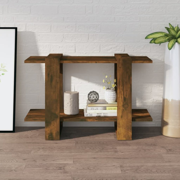 Bibliotecă/Separator cameră, stejar fumuriu, 80x30x51 cm - WALTI WALTI