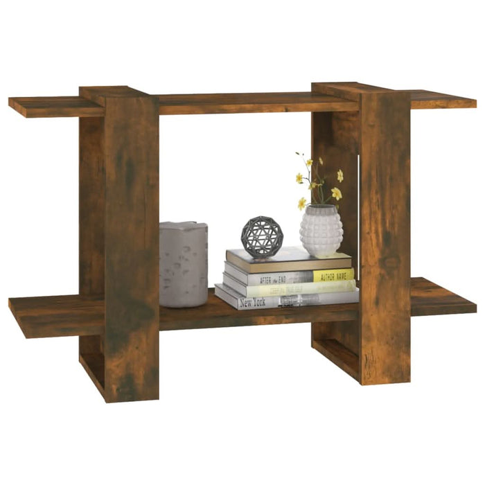 Bibliotecă/Separator cameră, stejar fumuriu, 80x30x51 cm - WALTI WALTI
