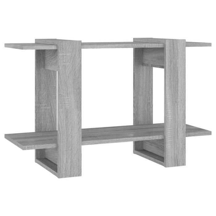 Bibliotecă/Separator cameră, gri sonoma, 80x30x51 cm - WALTI WALTI