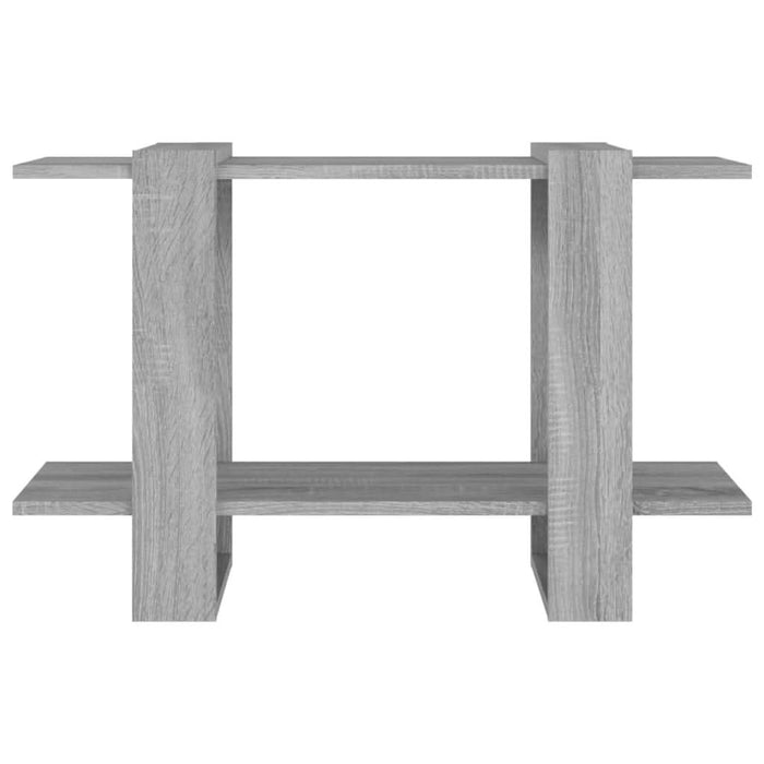 Bibliotecă/Separator cameră, gri sonoma, 80x30x51 cm - WALTI WALTI