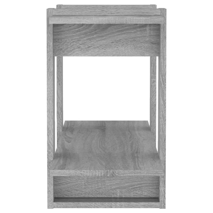 Bibliotecă/Separator cameră, gri sonoma, 80x30x51 cm - WALTI WALTI