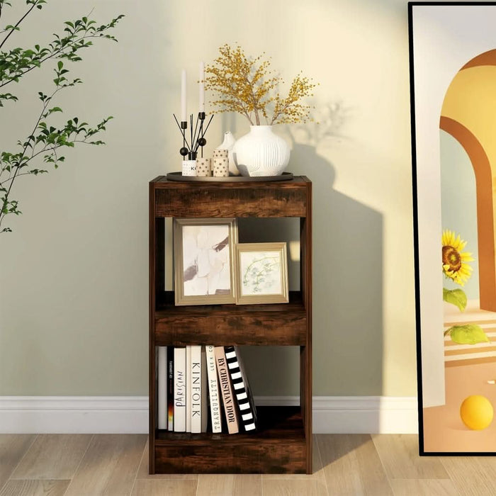 Bibliotecă/Separator cameră, stejar fumuriu, 40x30x72 cm - WALTI WALTI