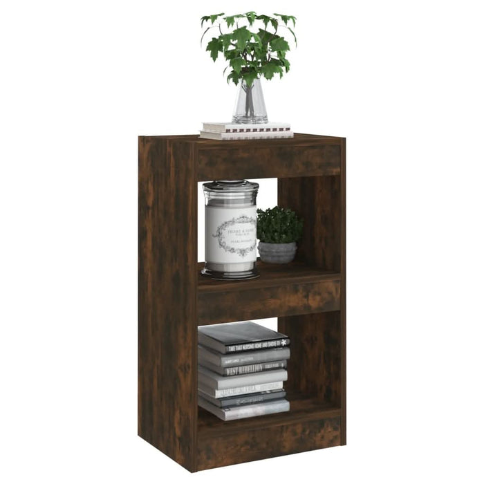 Bibliotecă/Separator cameră, stejar fumuriu, 40x30x72 cm - WALTI WALTI