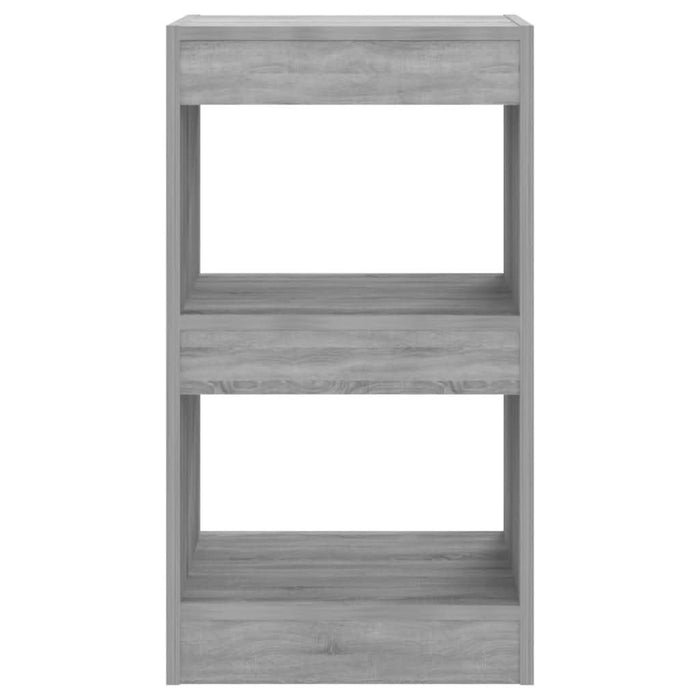 Bibliotecă/Separator cameră, gri sonoma, 40x30x72 cm - WALTI WALTI