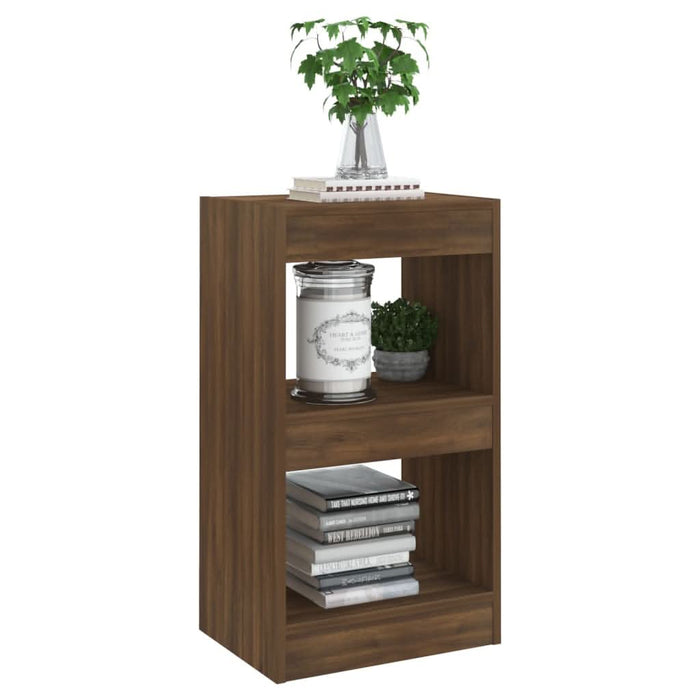 Bibliotecă/Separator cameră, stejar maro, 40x30x72 cm - WALTI WALTI