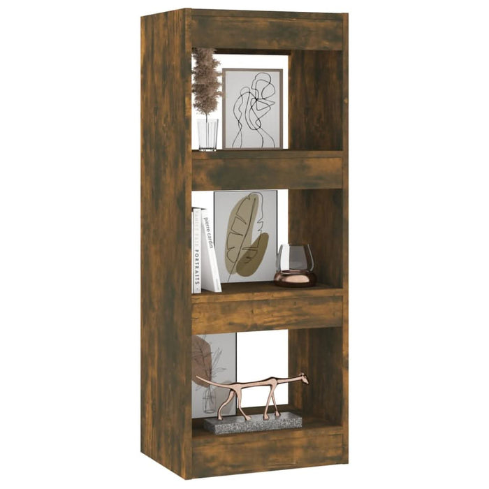 Bibliotecă/Separator cameră, stejar fumuriu, 40x30x103 cm, PAL - WALTI WALTI