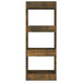 Bibliotecă/Separator cameră, stejar fumuriu, 40x30x103 cm, PAL - WALTI WALTI