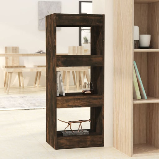 Bibliotecă/Separator cameră, stejar fumuriu, 40x30x103 cm, PAL - WALTI WALTI