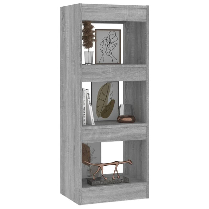 Bibliotecă/Separator cameră, gri sonoma, 40x30x103 cm, PAL - WALTI WALTI