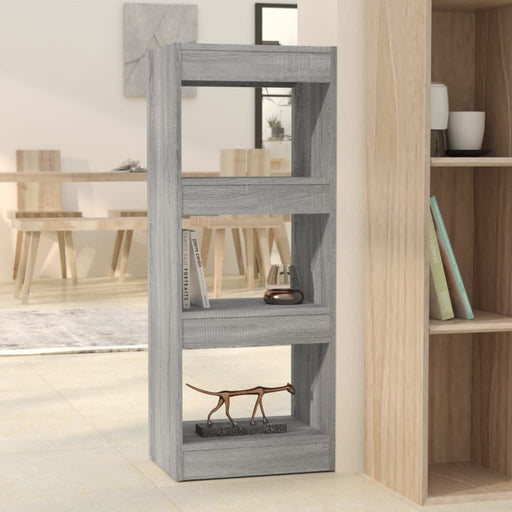 Bibliotecă/Separator cameră, gri sonoma, 40x30x103 cm, PAL - WALTI WALTI