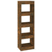 Bibliotecă/Separator cameră, stejar fumuriu, 40x30x135 cm - WALTI WALTI