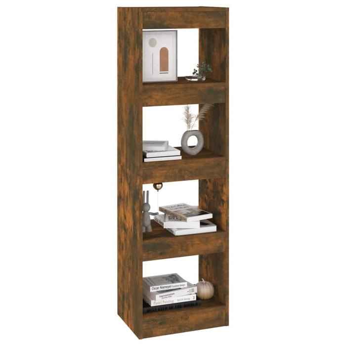 Bibliotecă/Separator cameră, stejar fumuriu, 40x30x135 cm - WALTI WALTI