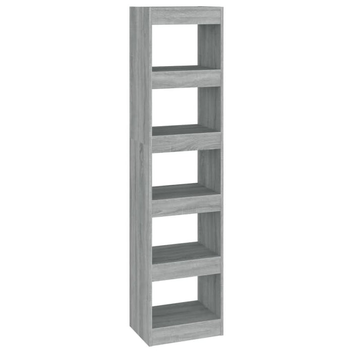 Bibliotecă/Separator cameră, gri sonoma, 40x30x166 cm - WALTI WALTI