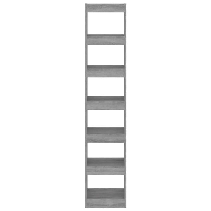 Bibliotecă/Separator cameră, sonoma gri, 40x30x198 cm - WALTI WALTI