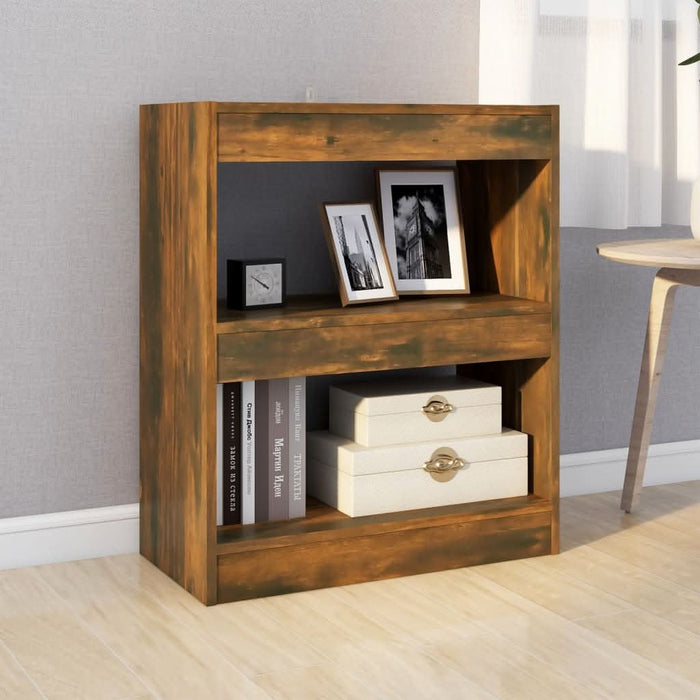Bibliotecă/Separator cameră, stejar fumuriu, 60x30x72 cm, PAL - WALTI WALTI