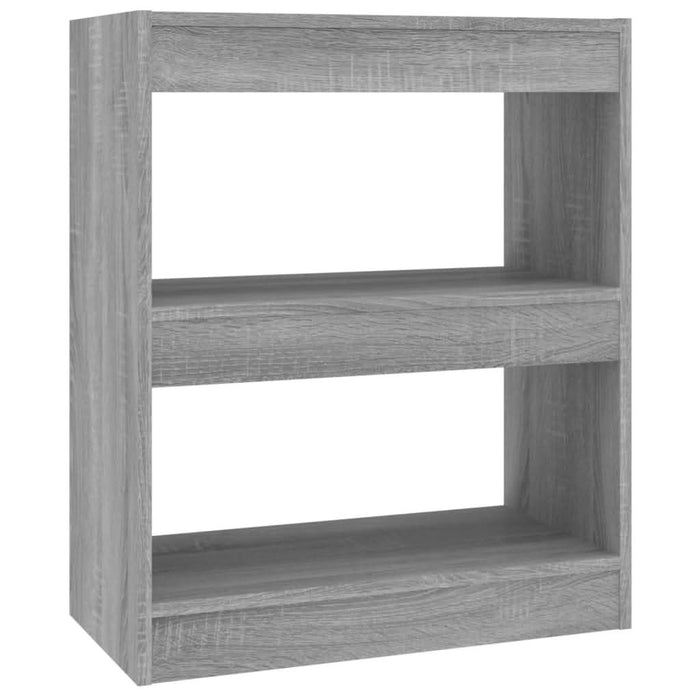 Bibliotecă/Separator cameră, gri sonoma, 60x30x72 cm, PAL - WALTI WALTI