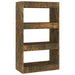 Bibliotecă/Separator cameră, stejar fumuriu, 60x30x103 cm PAL - WALTI WALTI