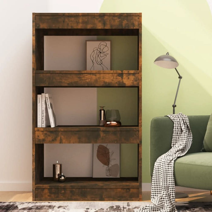 Bibliotecă/Separator cameră, stejar fumuriu, 60x30x103 cm PAL - WALTI WALTI