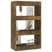 Bibliotecă/Separator cameră, stejar fumuriu, 60x30x103 cm PAL - WALTI WALTI