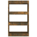 Bibliotecă/Separator cameră, stejar fumuriu, 60x30x103 cm PAL - WALTI WALTI