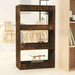 Bibliotecă/Separator cameră, stejar fumuriu, 60x30x103 cm PAL - WALTI WALTI