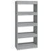 Bibliotecă/Separator, sonoma gri, 60x30x135 cm, lemn prelucrat - WALTI WALTI