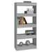 Bibliotecă/Separator, sonoma gri, 60x30x135 cm, lemn prelucrat - WALTI WALTI