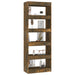 Bibliotecă/Separator cameră, stejar afumat, 60x30x166 cm, PAL - WALTI WALTI