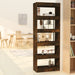 Bibliotecă/Separator cameră, stejar afumat, 60x30x166 cm, PAL - WALTI WALTI